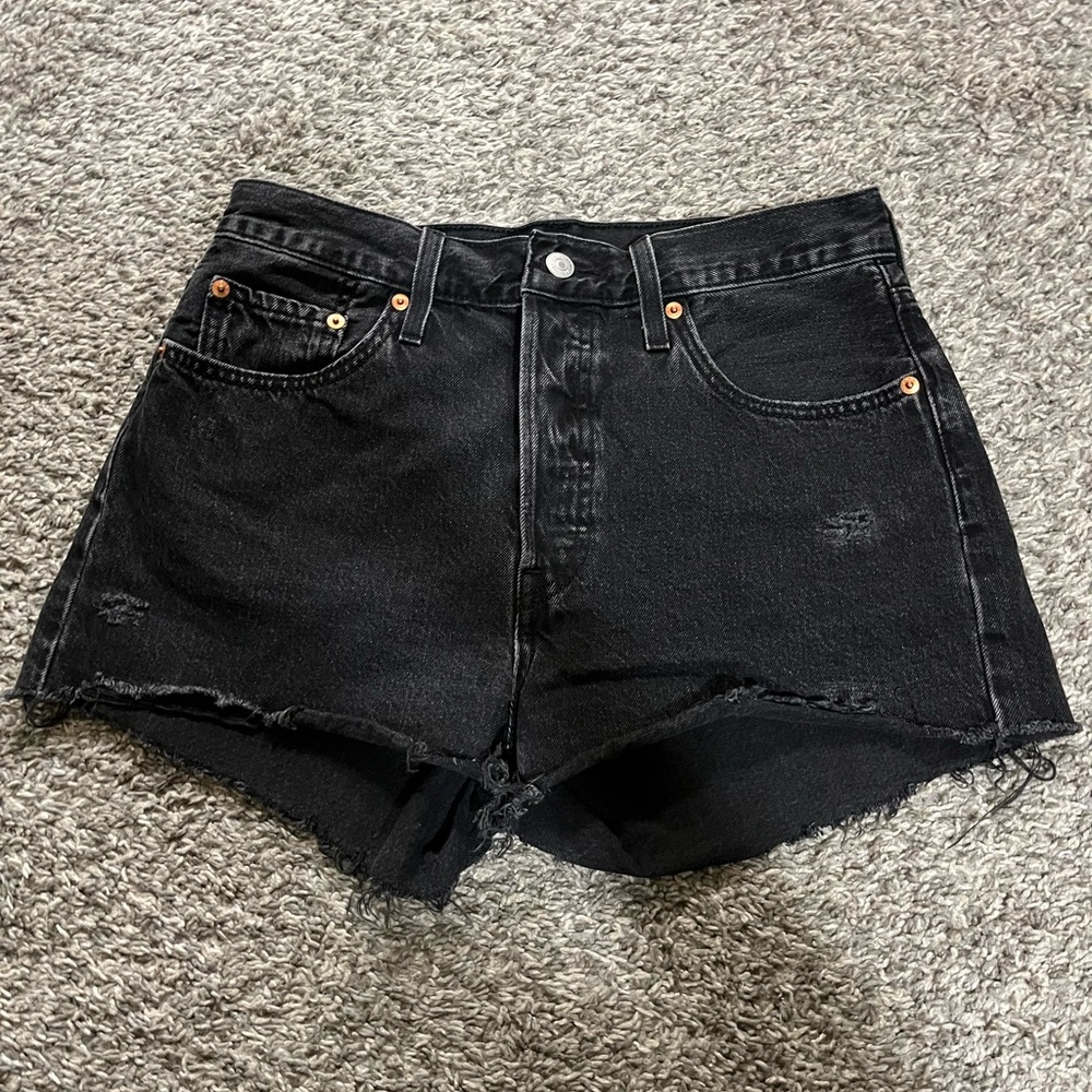 Levi’s 501 Black Shorts